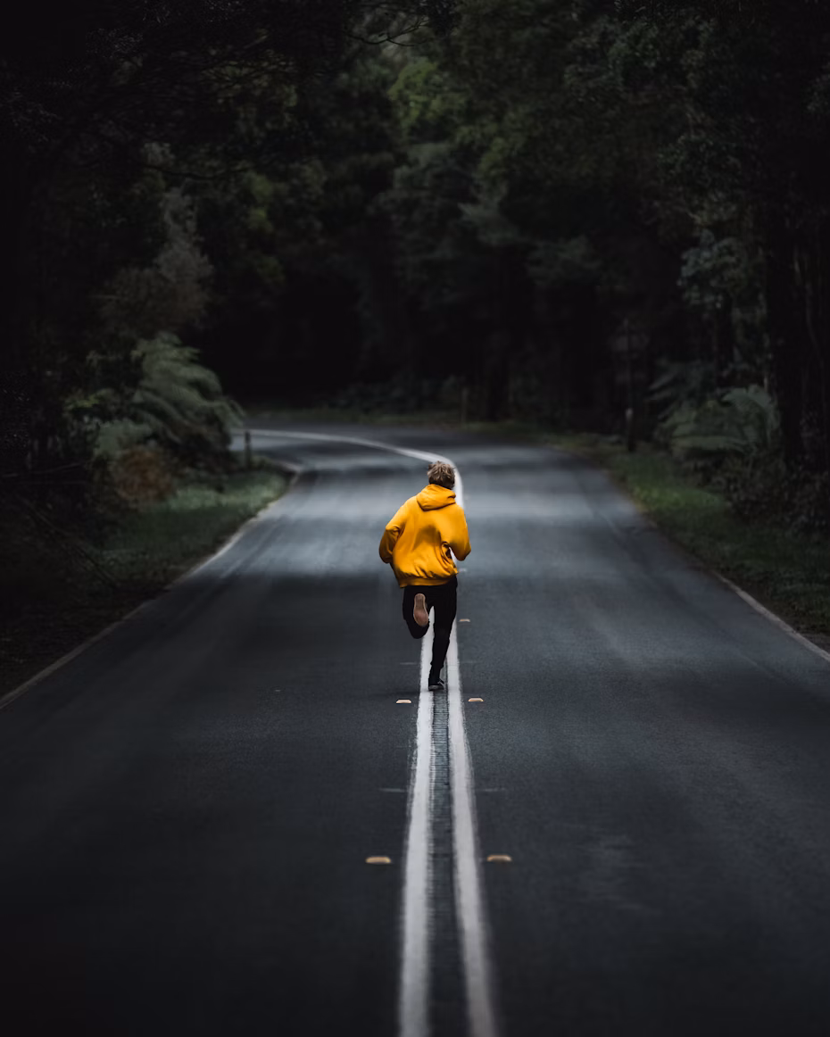 Take A Step | The Weekly Mile | Young Man at the Starting Line